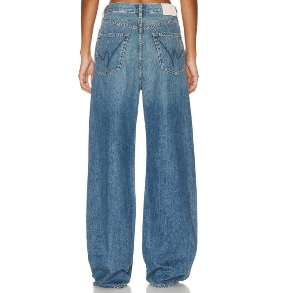 Citizens of Humanity Maritzy Trouser Jeans Womens 31 Blue Mojo Pleated Wide Leg - Picture 4 of 16